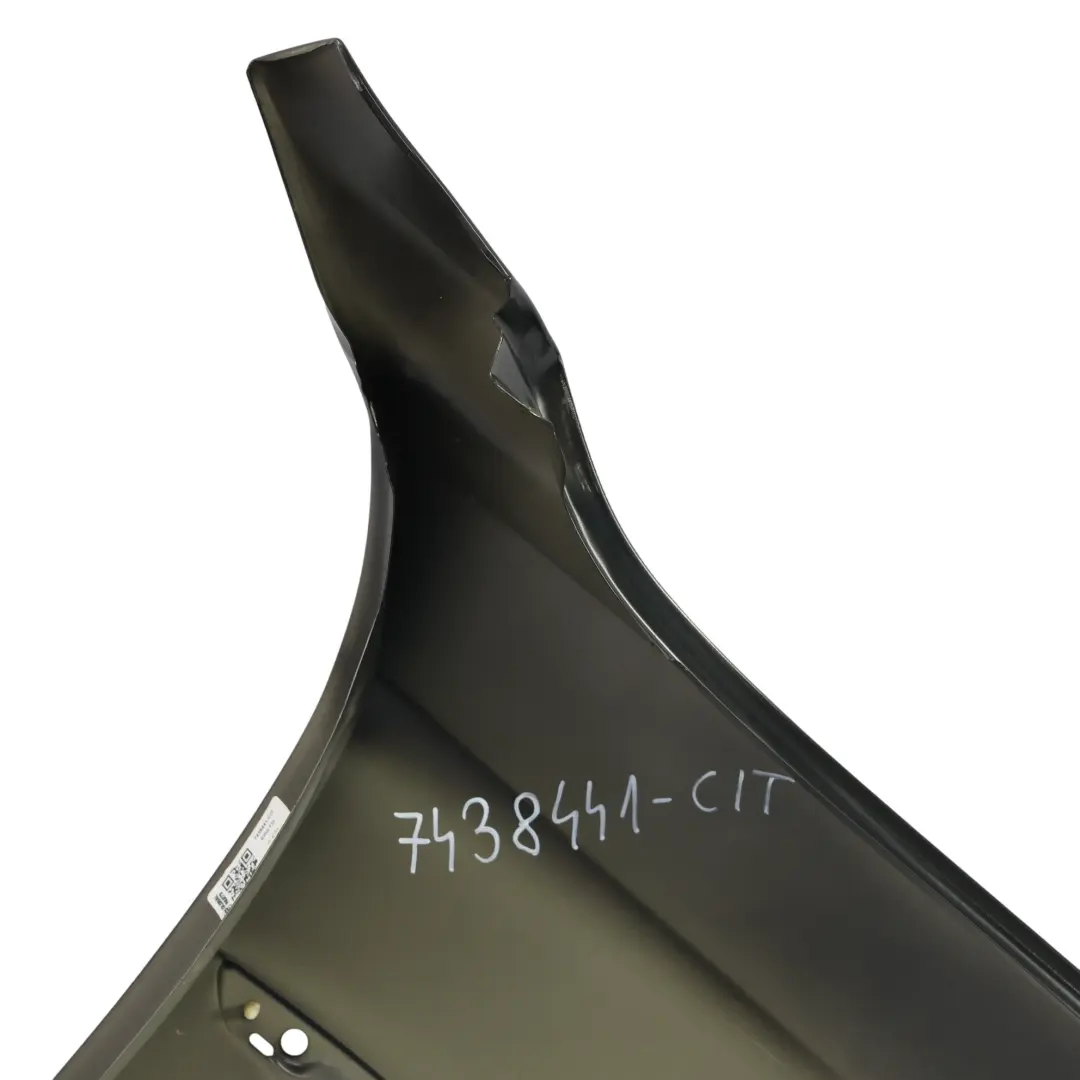 Front Side Panel Wing Fender Left N/S Citrin Black Metallic X02 to BMW F32 M Sport with Part number 7438441 BMW F32 M Sport Front Side Panel Wing Fender Left N/S Citrin Black Metallic X02 - SKU 7438441-CIT - Part number 7438441