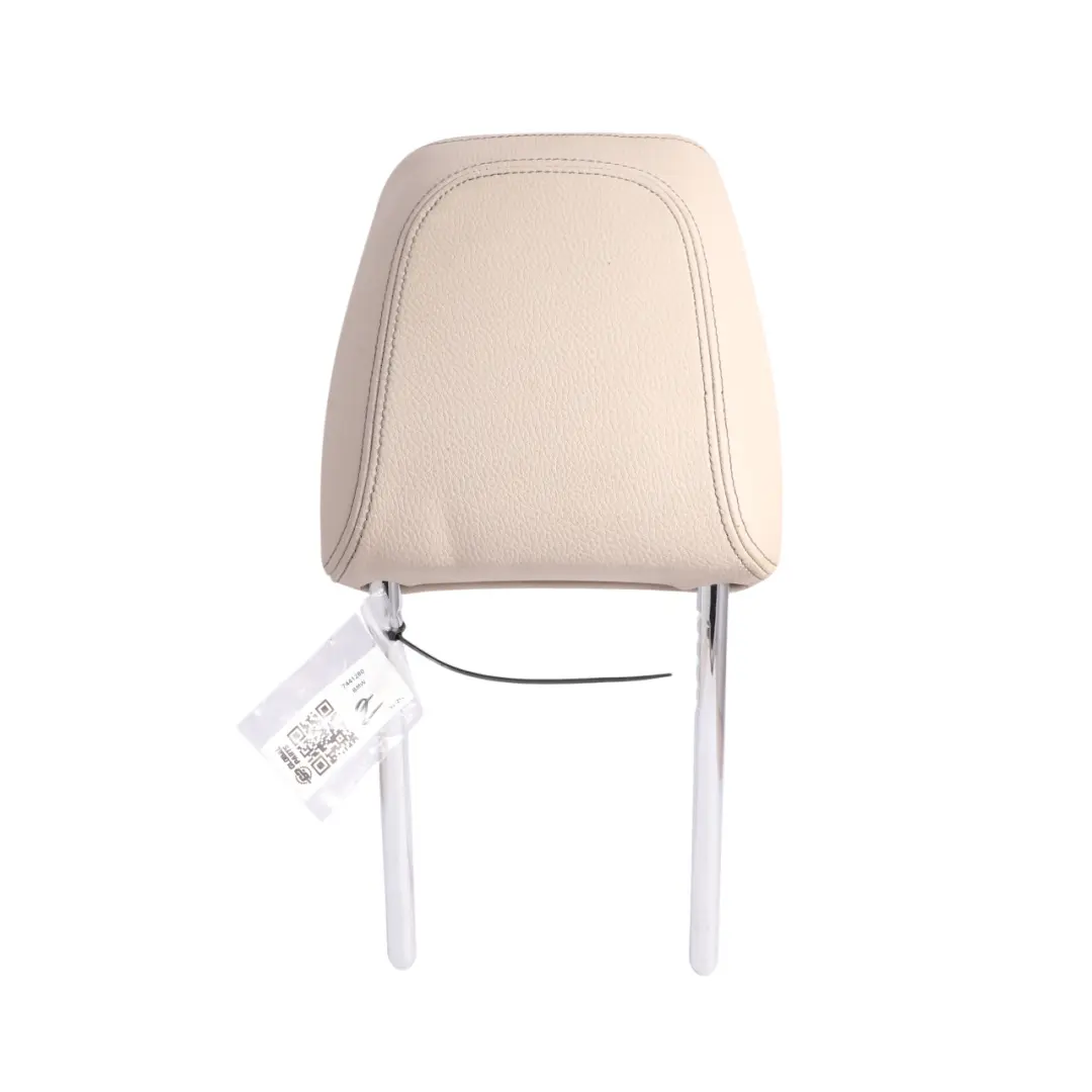 Front Seat Headrest Interior Left Right N/O/S Leather Oyster to BMW F45 F46 X1 F48 with Part number 7441280 BMW F45 F46 X1 F48 Front Seat Headrest Interior Left Right N/O/S Leather Oyster - SKU 7441280 - Part number 7441280