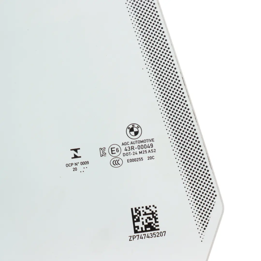 Door Side Window Glass Glazing AS2 Rear Right O/S to BMW F44 Gran Coupe with Part number 7474352 BMW F44 Gran Coupe Door Side Window Glass Glazing AS2 Rear Right O/S - SKU 7474352 - Part number 7474352