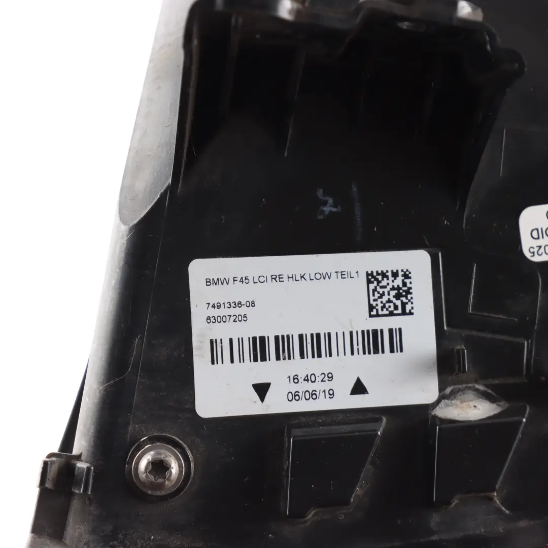 Light Lamp Outer Side Panel Right O/S to BMW F45 Active Tourer LCI Rear with Part number 7491336 BMW F45 Active Tourer LCI Rear Light Lamp Outer Side Panel Right O/S - SKU 7491336 - Part number 7491336