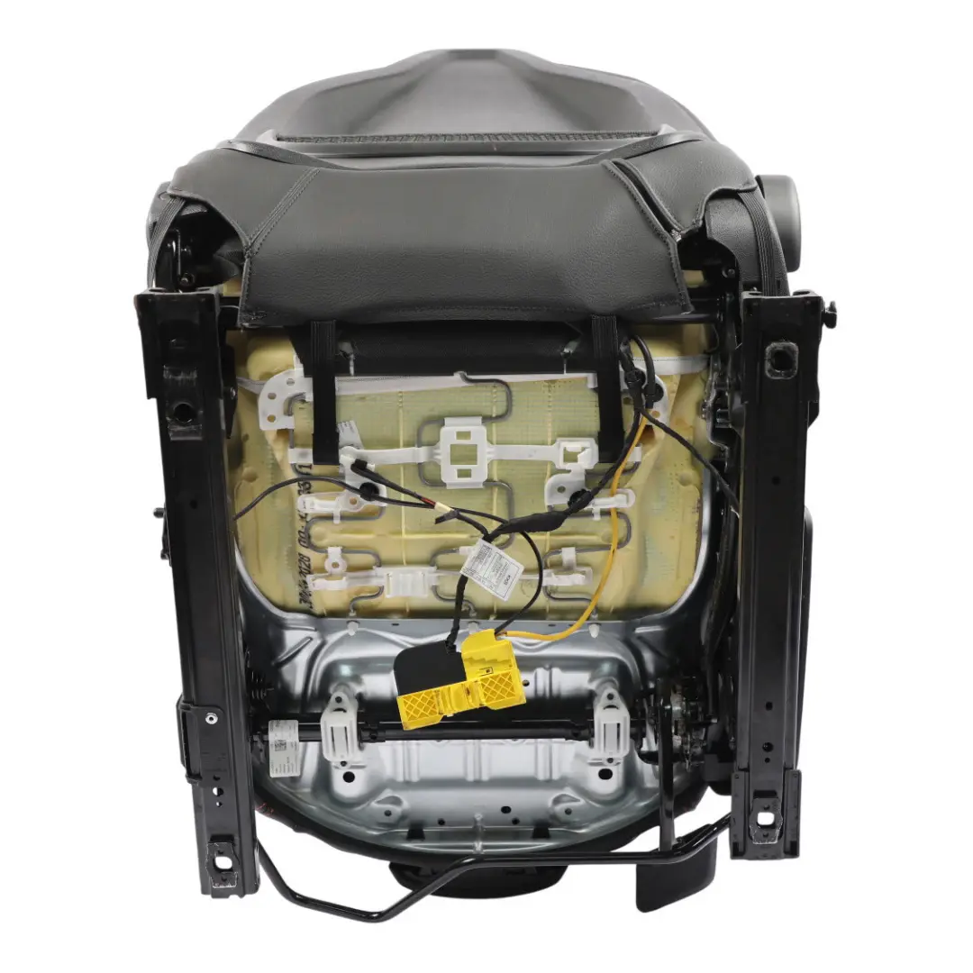 BMW F40 F44 F45 Front Seat Sport Fabric Leather Sensatec Black Orange Right O/S - SKU 7496342-1 - Part number 7496342