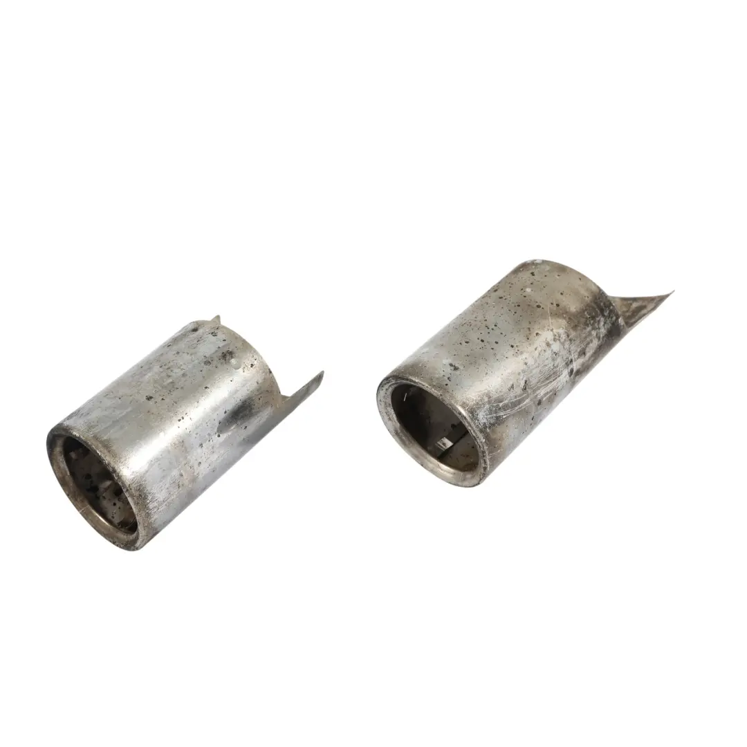 Exhaust Tips M Performance Muffler Pipe Chrome Set N52 M57N2 to BMW E90 E91 with Part number 7549558 BMW E90 E91 Exhaust Tips M Performance Muffler Pipe Chrome Set N52 M57N2 - SKU 7549558/7549559 - Part number 7549558