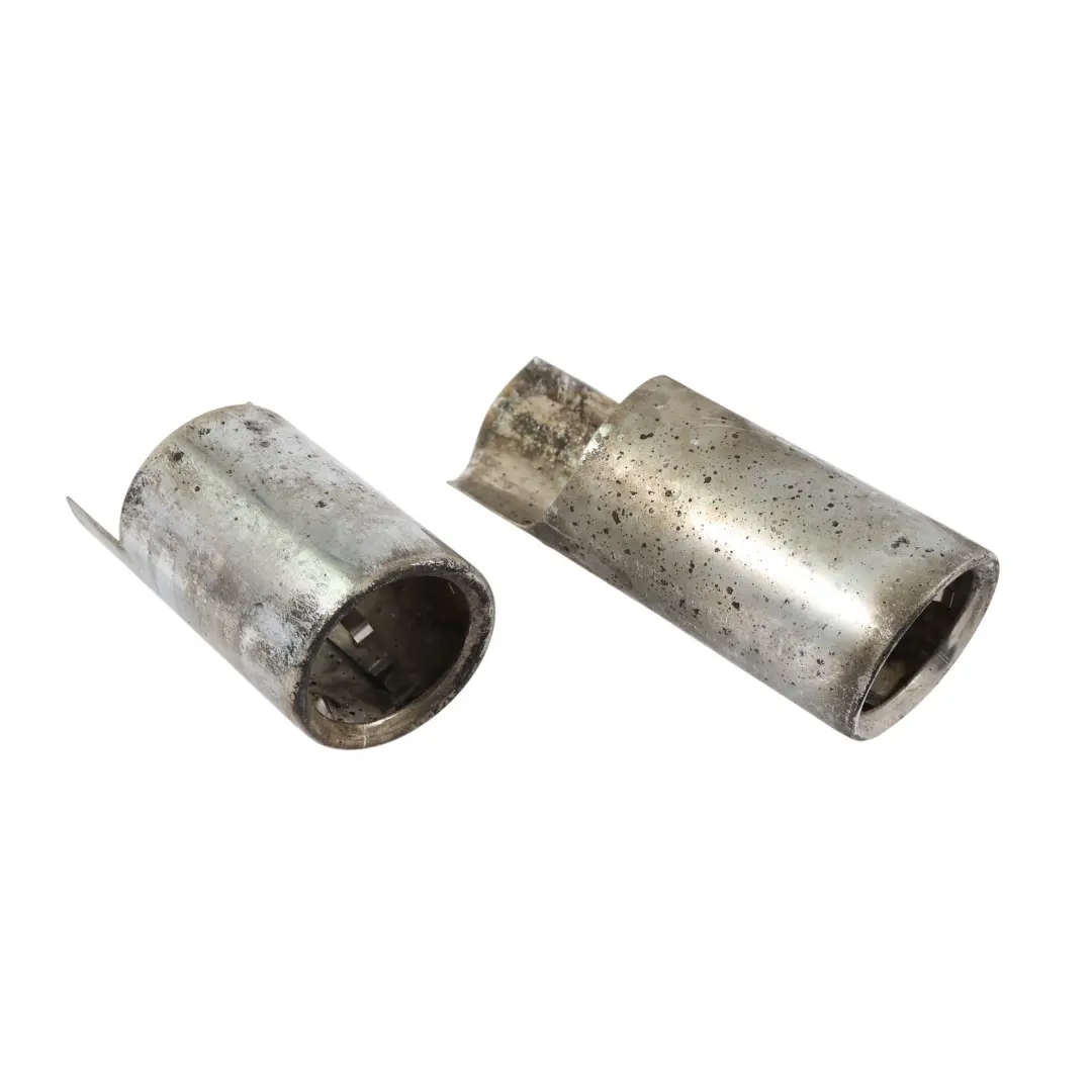 Punte Scarico M Performance Silenziatore Tubo Cromato Set N52 M57N2 per BMW E90 E91 con numero di parte 7549558 BMW E90 E91 Punte Scarico M Performance Silenziatore Tubo Cromato Set N52 M57N2 - SKU 7549558/7549559 - Numero di parte 7549558