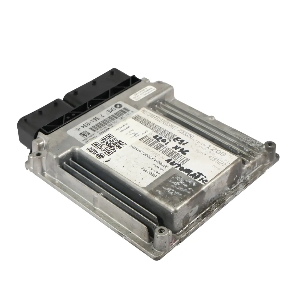 N46 150HP Motor Control DME Módulo Automático para BMW E87 E90 120I 320I con número de pieza 7561834 BMW E87 E90 120I 320I N46 150HP Motor Control DME Módulo Automático - SKU 7561834-22 - Número de pieza 7561834