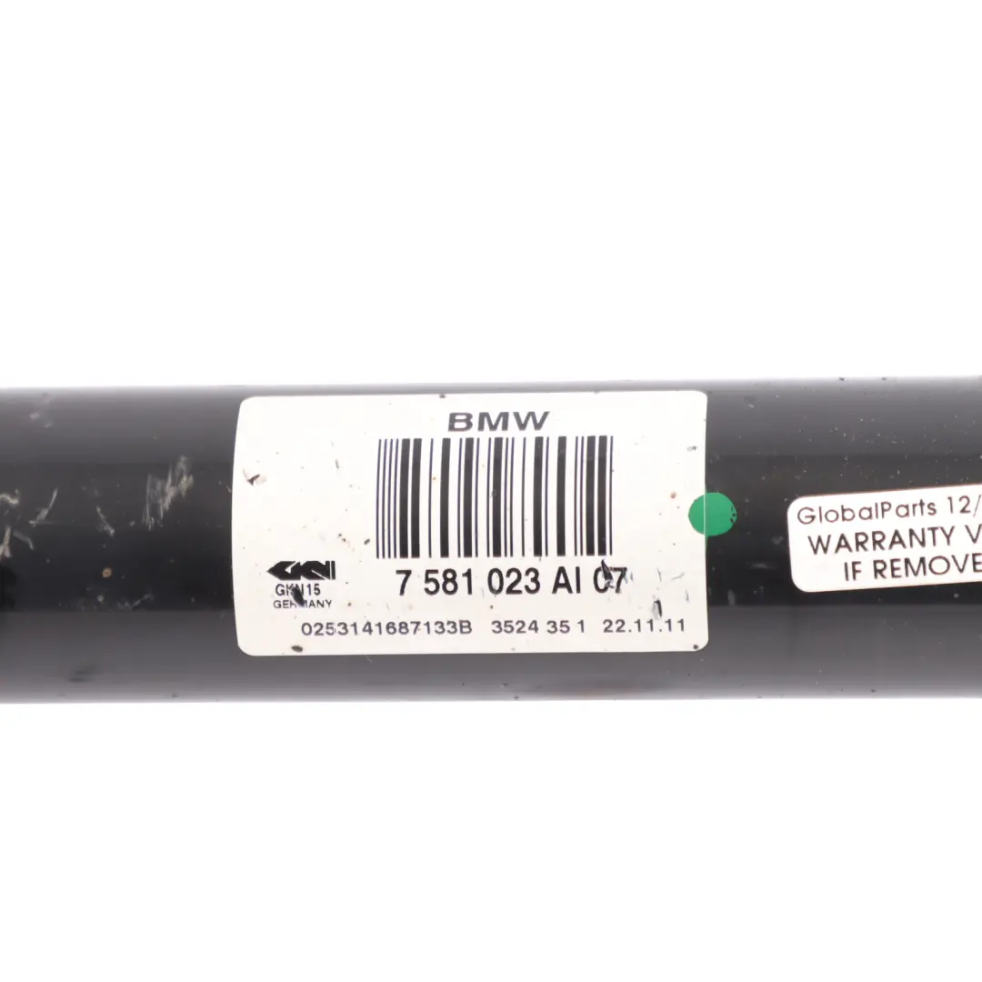 BMW F10 F11 LCI N55 Rear Axle Left O/S Output Drive Shaft Driveshaft - SKU 7581023 - Part number 7581023