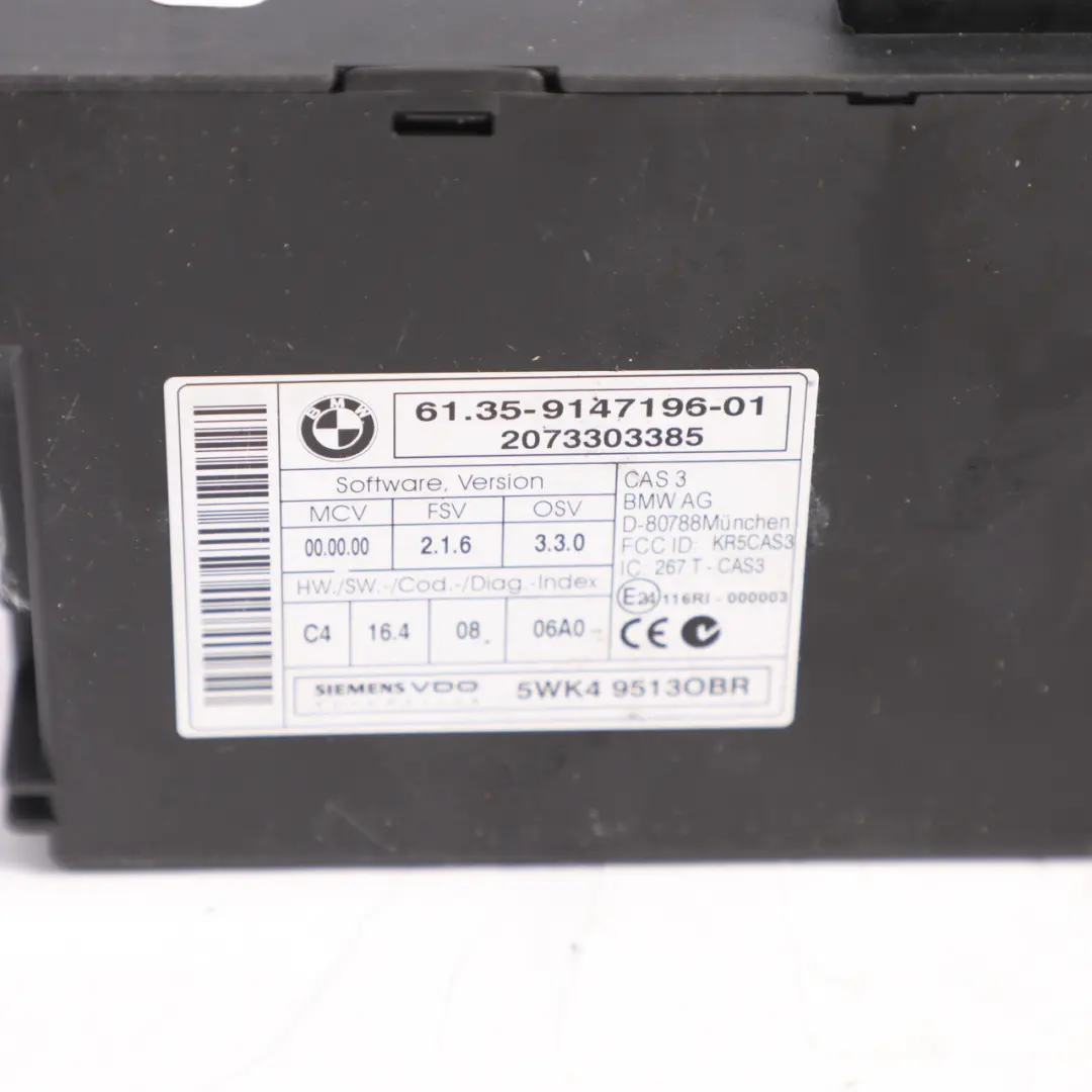 BMW E81 E87 E90 E91 N43 118i 318i Engine Control ECU DME Kit 583225 Automatic - SKU 7583225-19 - Part number 7583225