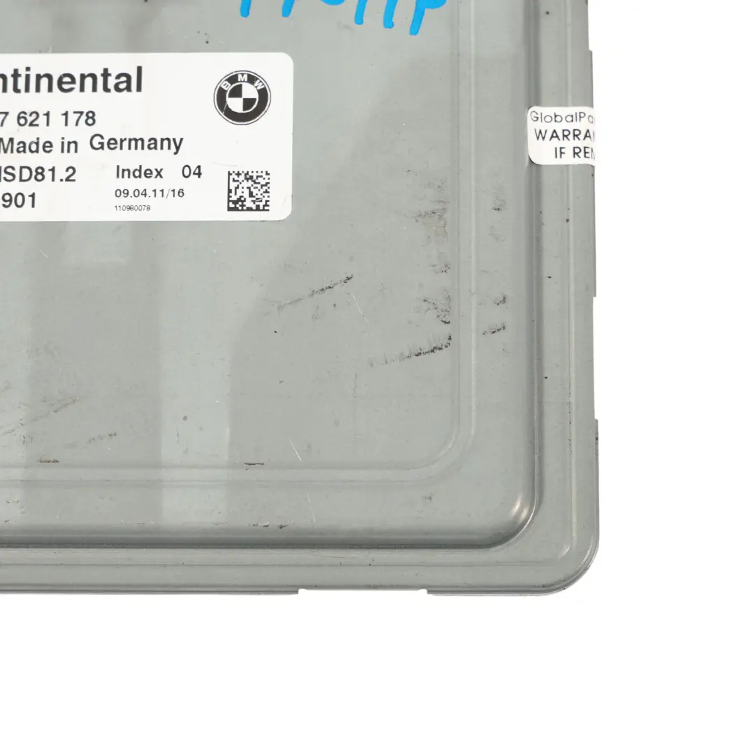 BMW E81 E87 LCI E90 N43 170HP Engine Control Module ECU Kit DME Manual - SKU 7621178-11 - Part number 7621178