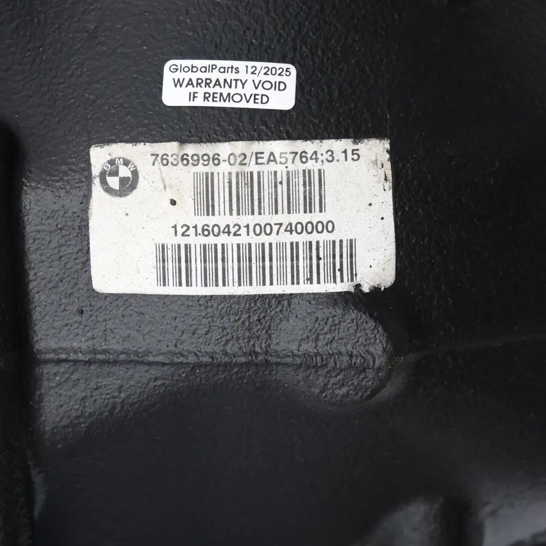 BMW X5 F15 X6 F16 Rear Axle Differential Diff I=3,15 WARRANTY - SKU 7636996 - Part number 7636996