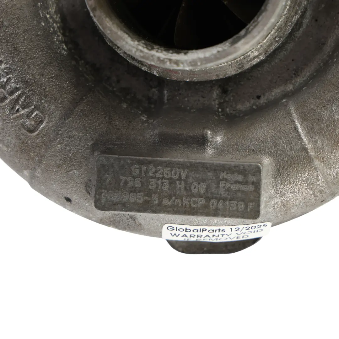 Turbocompresor Completo Turbo 3.0d 30dX Diesel M57N2 7796313 para BMW X5 E70 X6 E71 con número de pieza 7796314 BMW X5 E70 X6 E71 Turbocompresor Completo Turbo 3.0d 30dX Diesel M57N2 7796313 - SKU 7796314-1 - Número de pieza 7796314