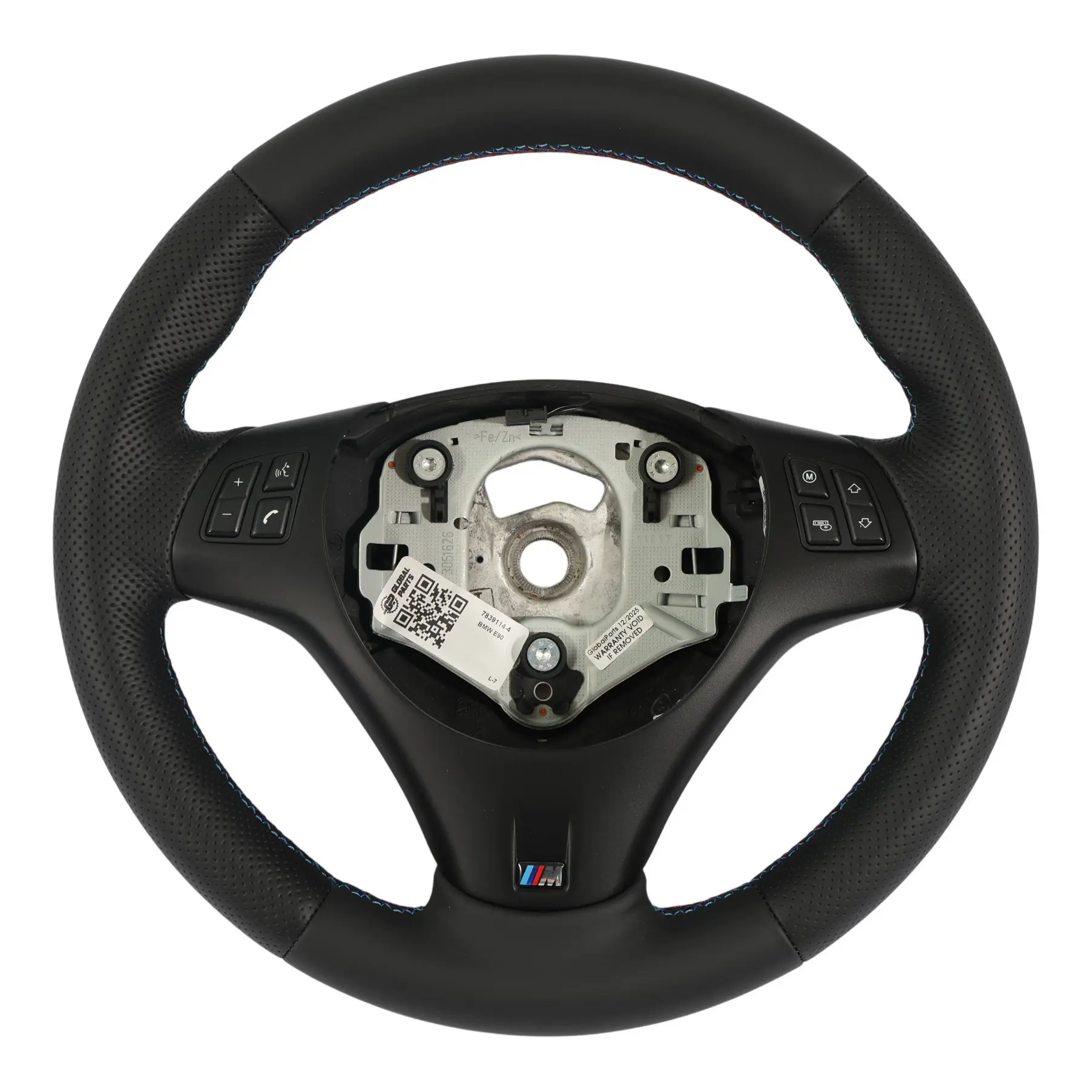 Volante BMW E90 E92 E93 M3 NUOVO Pelle Nera M Sport Spessa Multifunzione