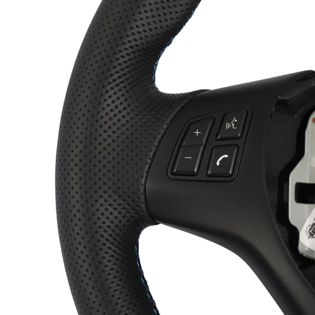 Steering Wheel BMW E90 E92 E93 M3 NEW Black Leather M Sport Thick Multifunction to with Part number 7839114 Steering Wheel BMW E90 E92 E93 M3 NEW Black Leather M Sport Thick Multifunction - SKU 7839114-4 - Part number 7839114