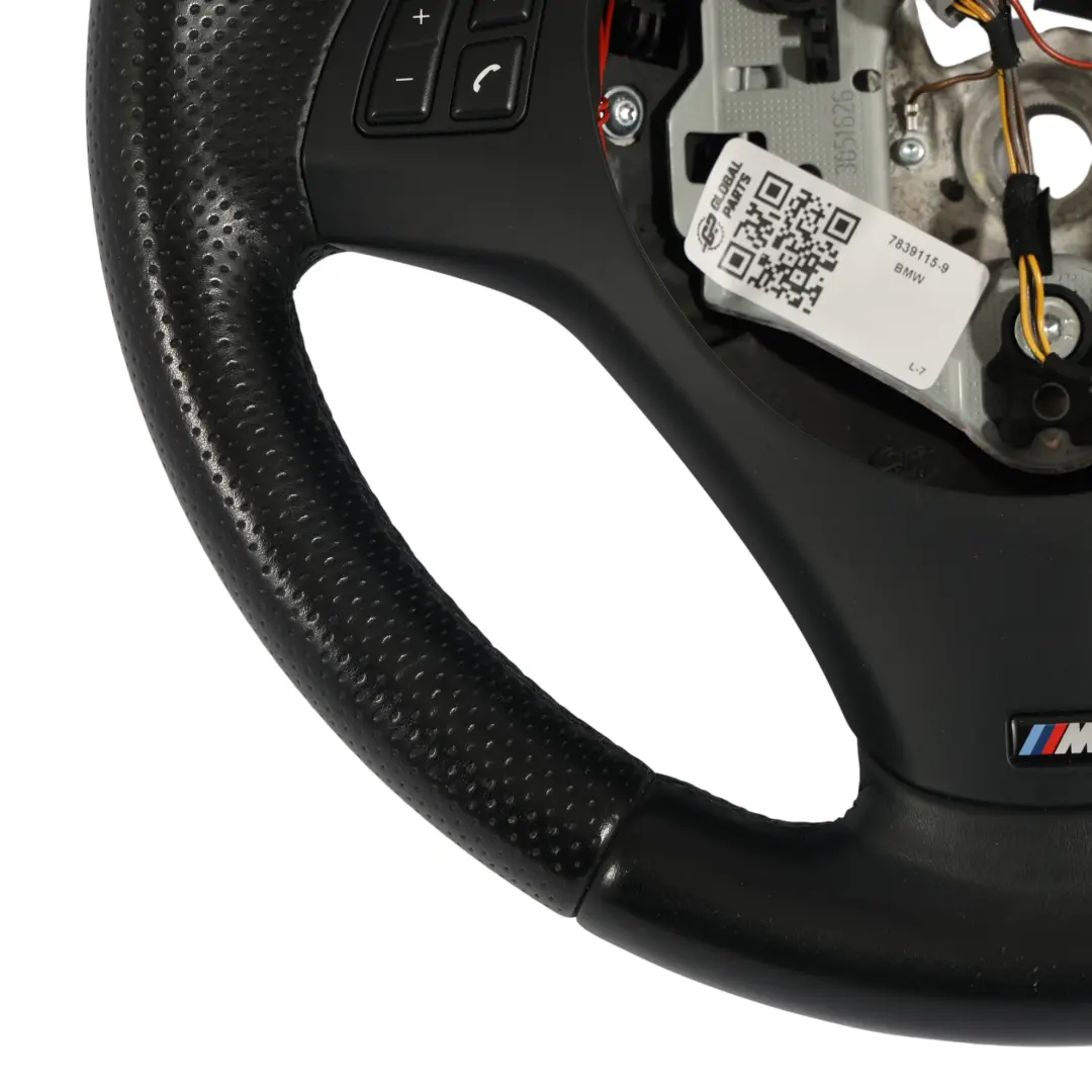 Cuero Negro M-Sport Thick Palanca de Cambio para BMW E81 E87 E90 E91 E92 Volante con número de pieza 7839115 BMW E81 E87 E90 E91 E92 Volante Cuero Negro M-Sport Thick Palanca de Cambio - SKU 7839115-9 - Número de pieza 7839115