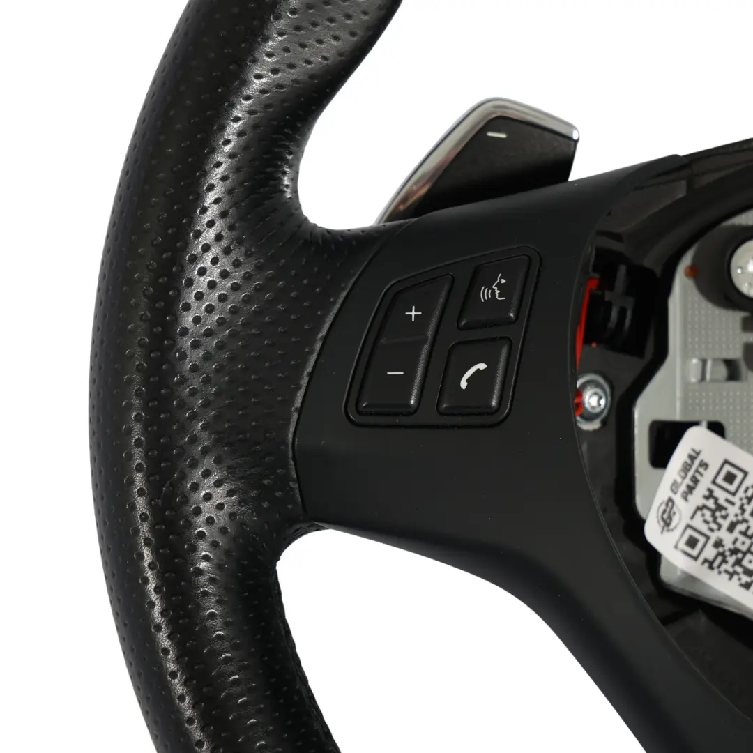 Cuero Negro M-Sport Thick Palanca de Cambio para BMW E81 E87 E90 E91 E92 Volante con número de pieza 7839115 BMW E81 E87 E90 E91 E92 Volante Cuero Negro M-Sport Thick Palanca de Cambio - SKU 7839115-9 - Número de pieza 7839115