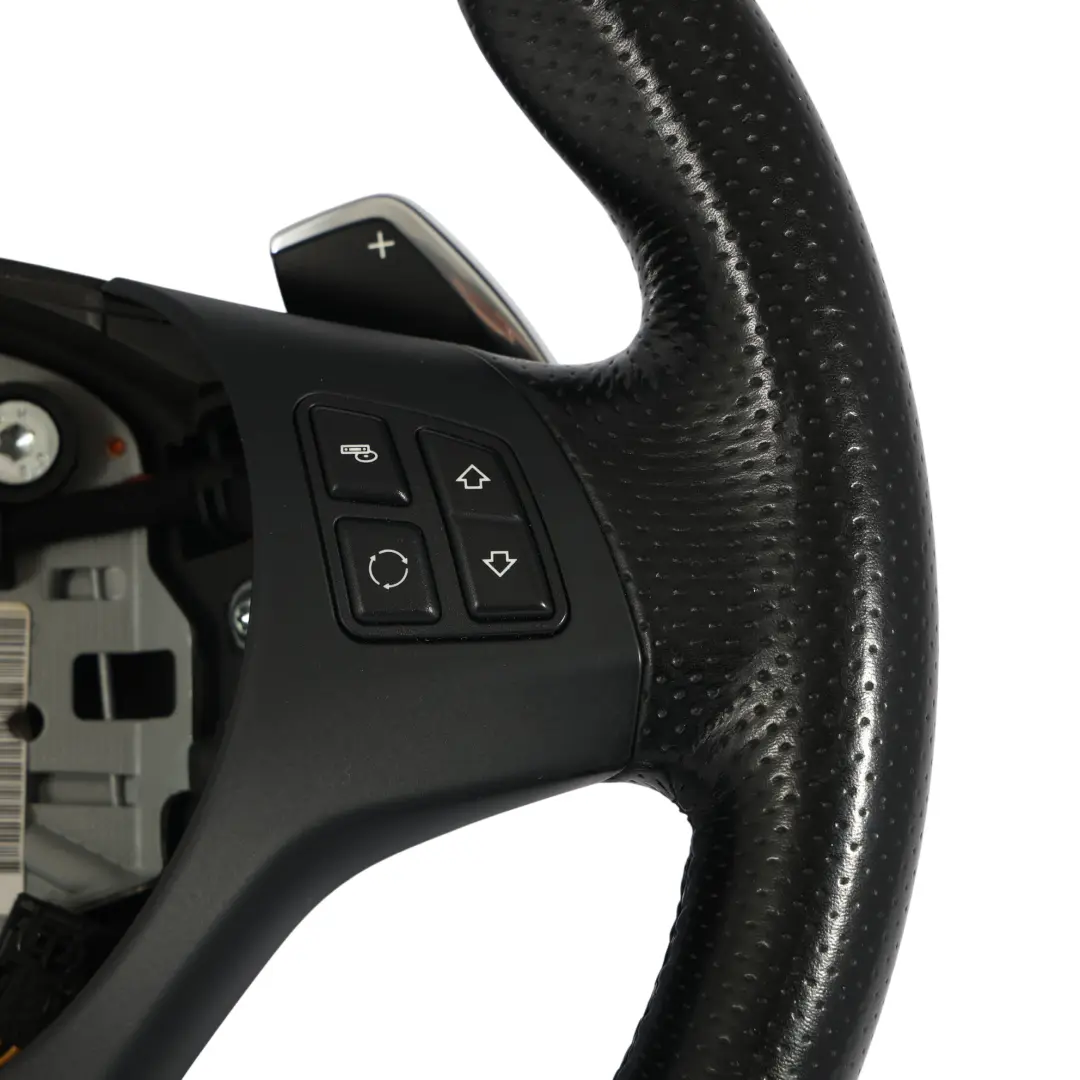 Pelle Nera M-Sport Con Paddle Al Volante per BMW E81 E87 E90 E91 E92 Volante In con numero di parte 7839115 BMW E81 E87 E90 E91 E92 Volante In Pelle Nera M-Sport Con Paddle Al Volante - SKU 7839115-9 - Numero di parte 7839115