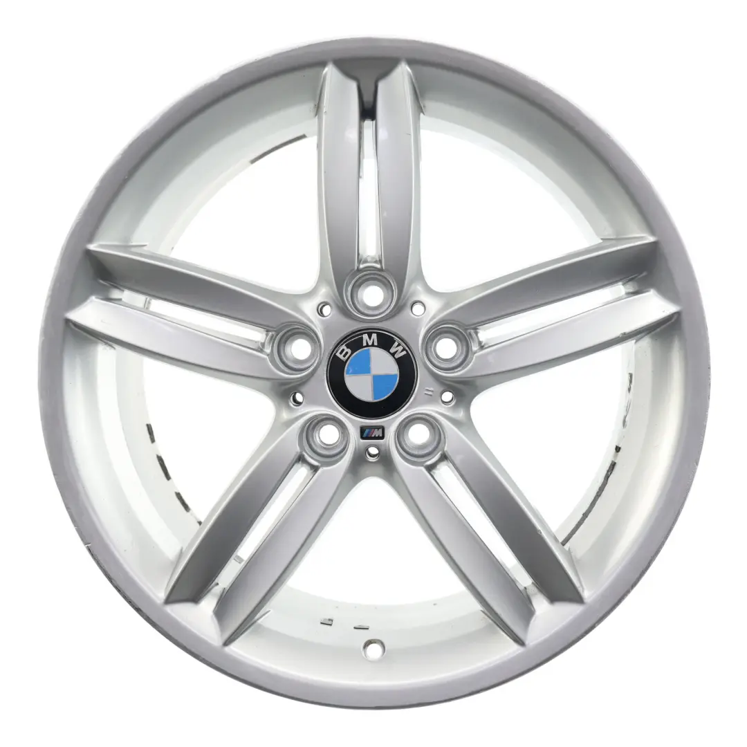 BMW E81 E87 Llanta Aleación Trasera Plata 18" 8,5J ET:52 Doble Radio 208 - SKU 7839305-7 - Número de pieza 7839305