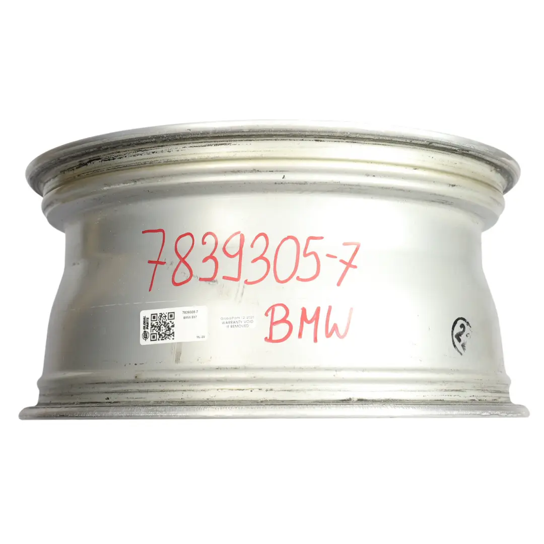 BMW E81 E87 Llanta Aleación Trasera Plata 18" 8,5J ET:52 Doble Radio 208 - SKU 7839305-7 - Número de pieza 7839305