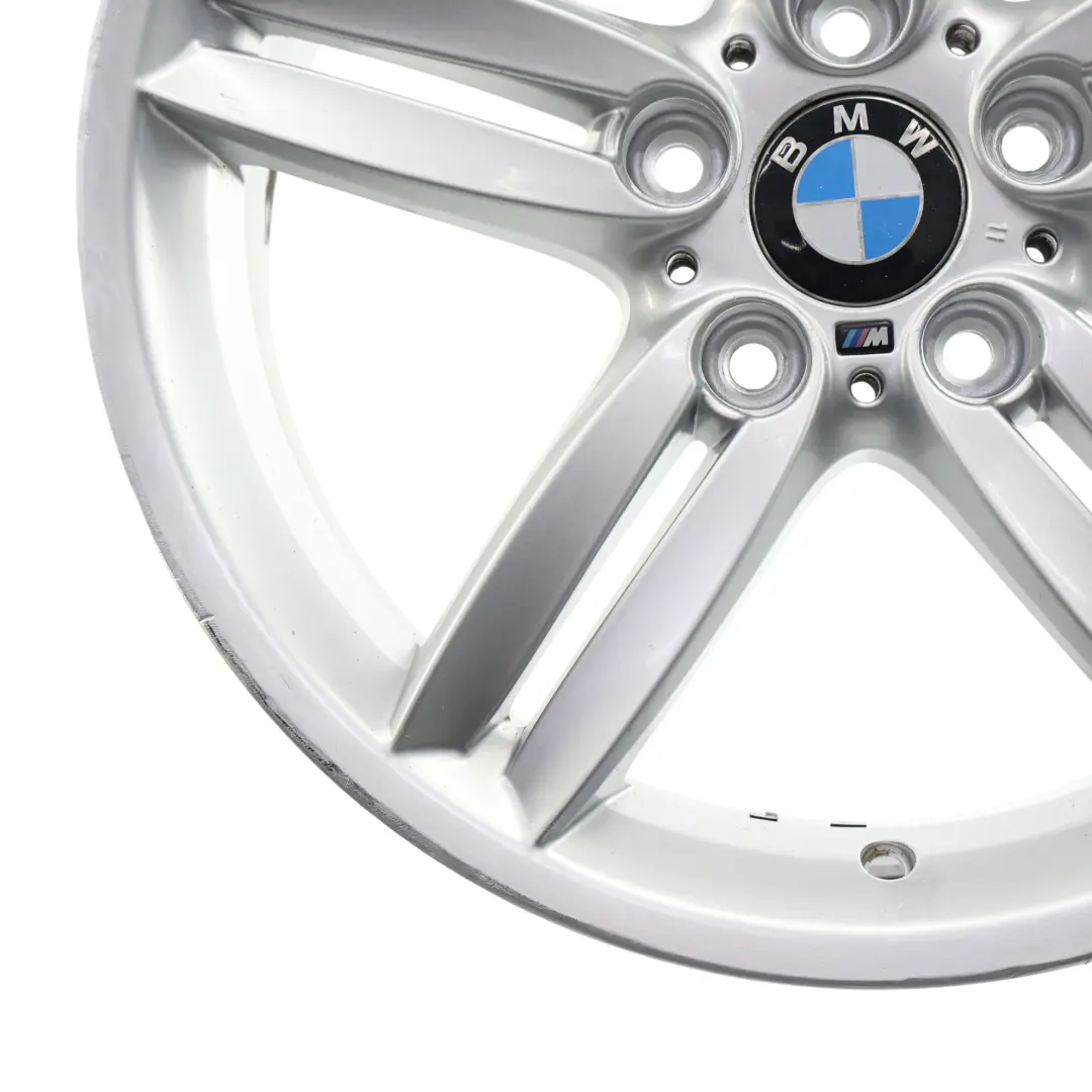 BMW E81 E87 Llanta Aleación Trasera Plata 18" 8,5J ET:52 Doble Radio 208 - SKU 7839305-7 - Número de pieza 7839305