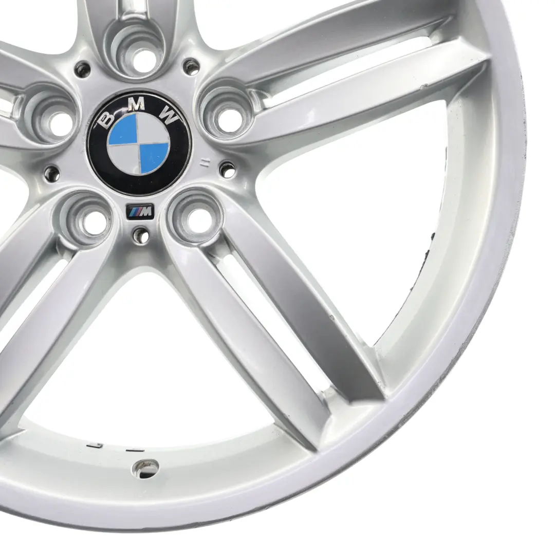 BMW E81 E87 Rear Alloy Wheel Rim Silver 18" 8,5J ET:52 Double Spoke 208 - SKU 7839305-7 - Part number 7839305