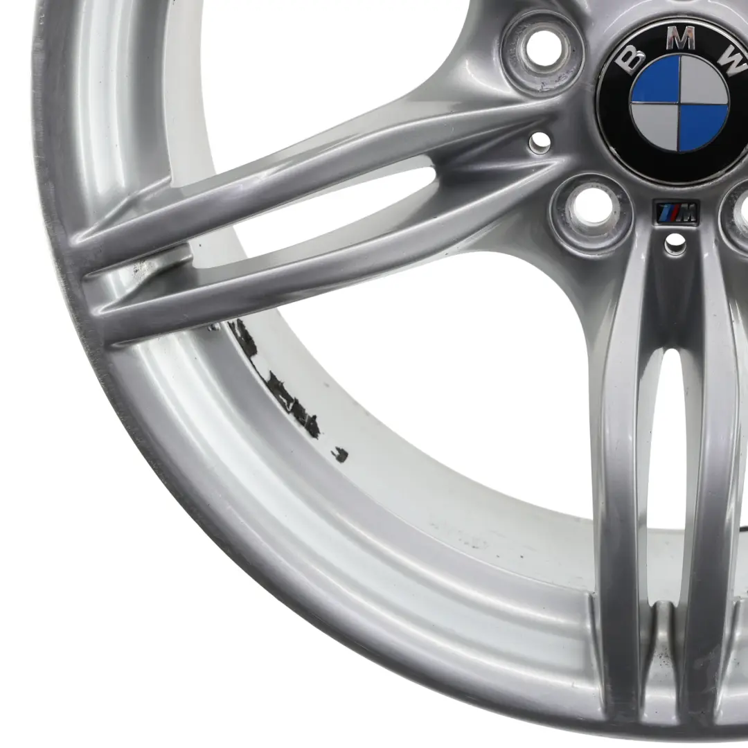 Front Silver Alloy Wheel Rim 19" 8J ET:29 M double spoke 326 to BMW Z4 E89 with Part number 7842135 BMW Z4 E89 Front Silver Alloy Wheel Rim 19" 8J ET:29 M double spoke 326 - SKU 7842135-1 - Part number 7842135