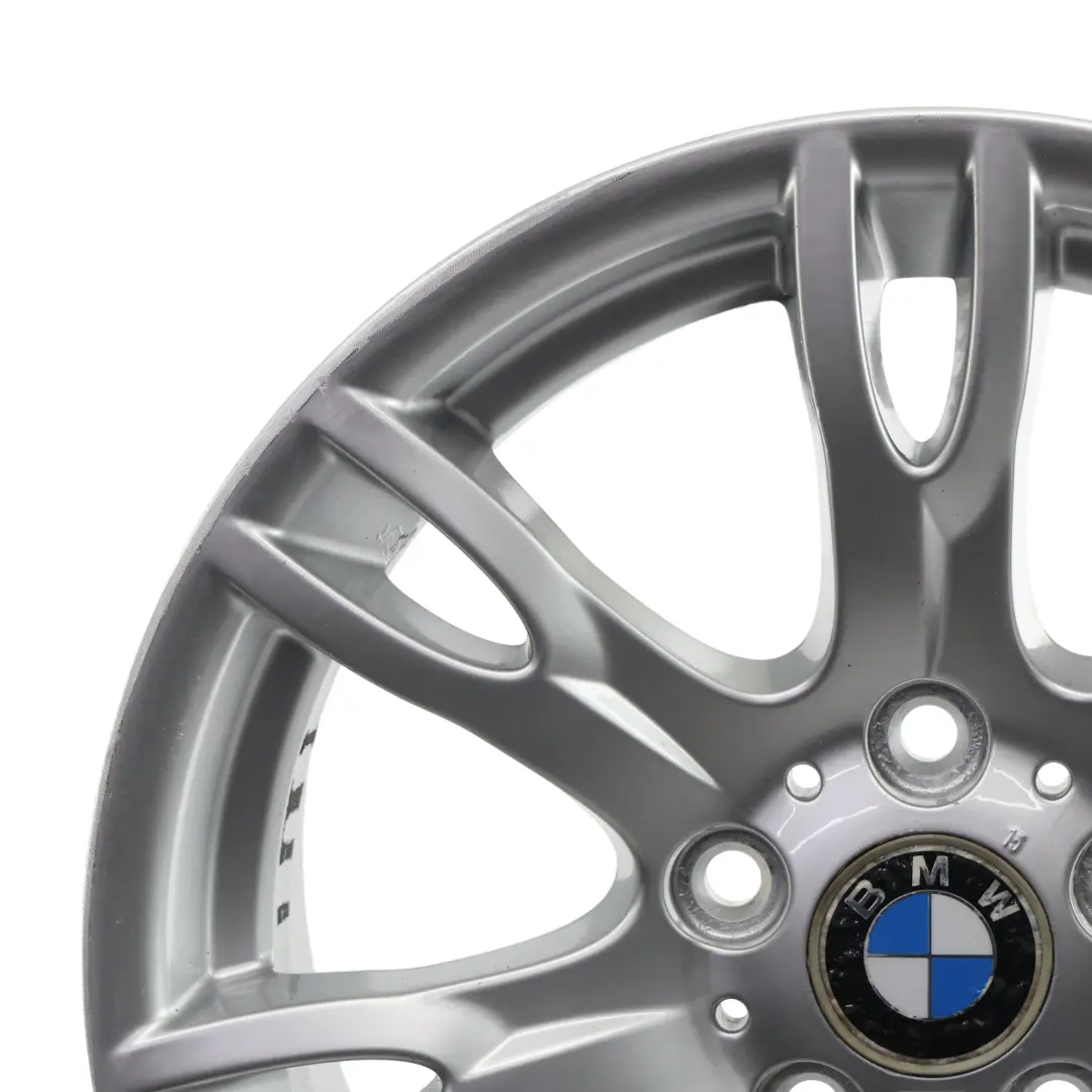 Alloy Rim 17" M Double Spoke 354 ET:34 7,5J to BMW X1 E84 Silver Wheel with Part number 7842635 BMW X1 E84 Silver Wheel Alloy Rim 17" M Double Spoke 354 ET:34 7,5J - SKU 7842635-4 - Part number 7842635