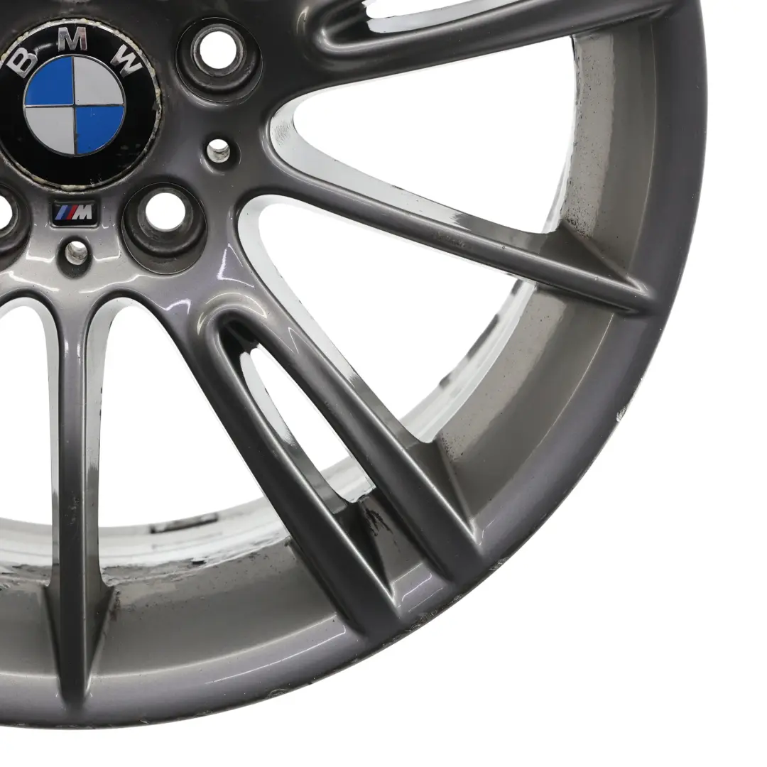 Ferricgrey Hinterradfelge 18" ET:37 8.5J M Spider Speiche 193 für BMW E90 E91 mit Teilenummer 7843841 BMW E90 E91 Ferricgrey Hinterradfelge 18" ET:37 8.5J M Spider Speiche 193 - SKU 7843841-2 - Teilenummer 7843841