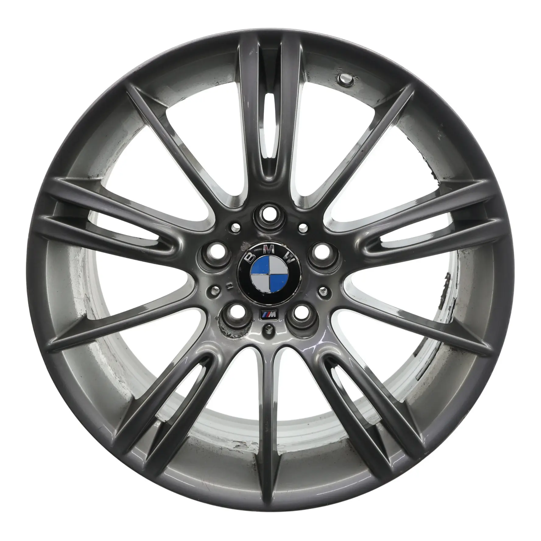 BMW E90 E91 Ferric Grau Hinter Rad Felge 18" ET:37 8.5J M Spider Speiche 193