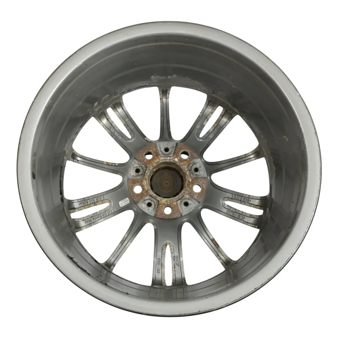 BMW E90 E91 Tylna Felga Aluminiowa Szara 18" ET:37 8.5J M Spider Spoke 193 - SKU 7843841-6 - Numer Części 7843841