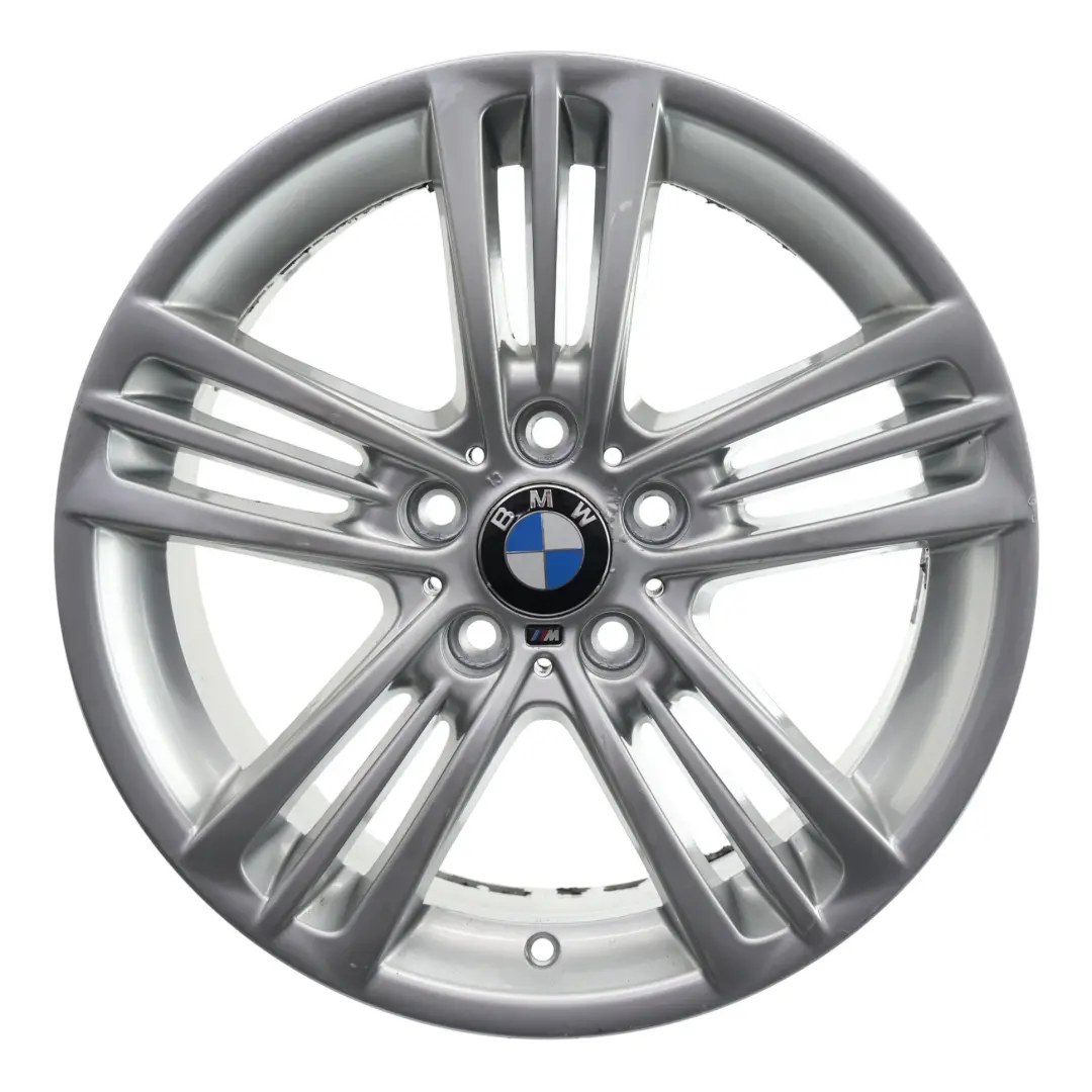 BMW X3 F25 X4 F26 Silver Wheel Rim Alloy 18" M Star Spoke 8J ET:43 - SKU 7844249-3 - Part number 7844249