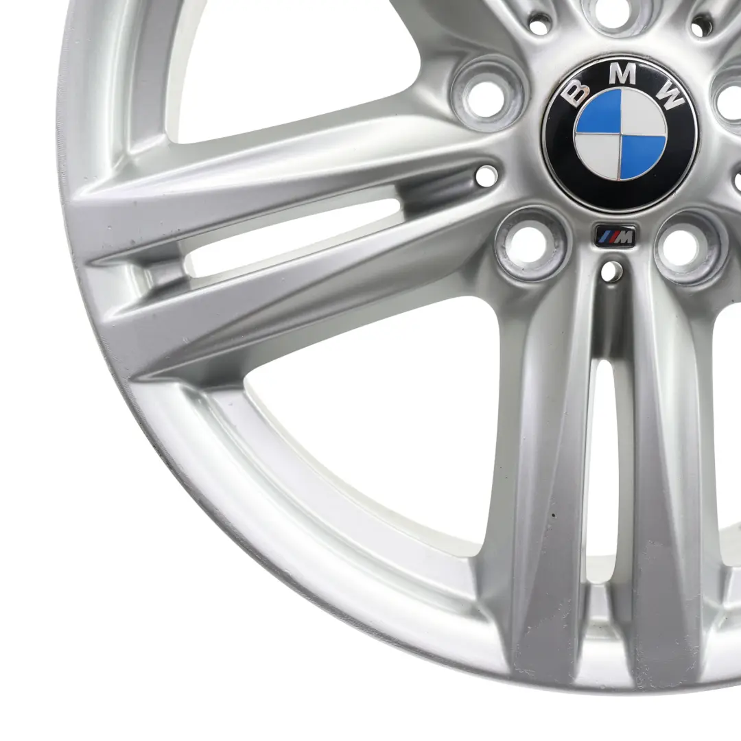Alloy Wheel Rim 18" 8J ET:52 M Star Spoke 386 to BMW F20 F21 Rear Silver with Part number 7845853 BMW F20 F21 Rear Silver Alloy Wheel Rim 18" 8J ET:52 M Star Spoke 386 - SKU 7845853-10 - Part number 7845853