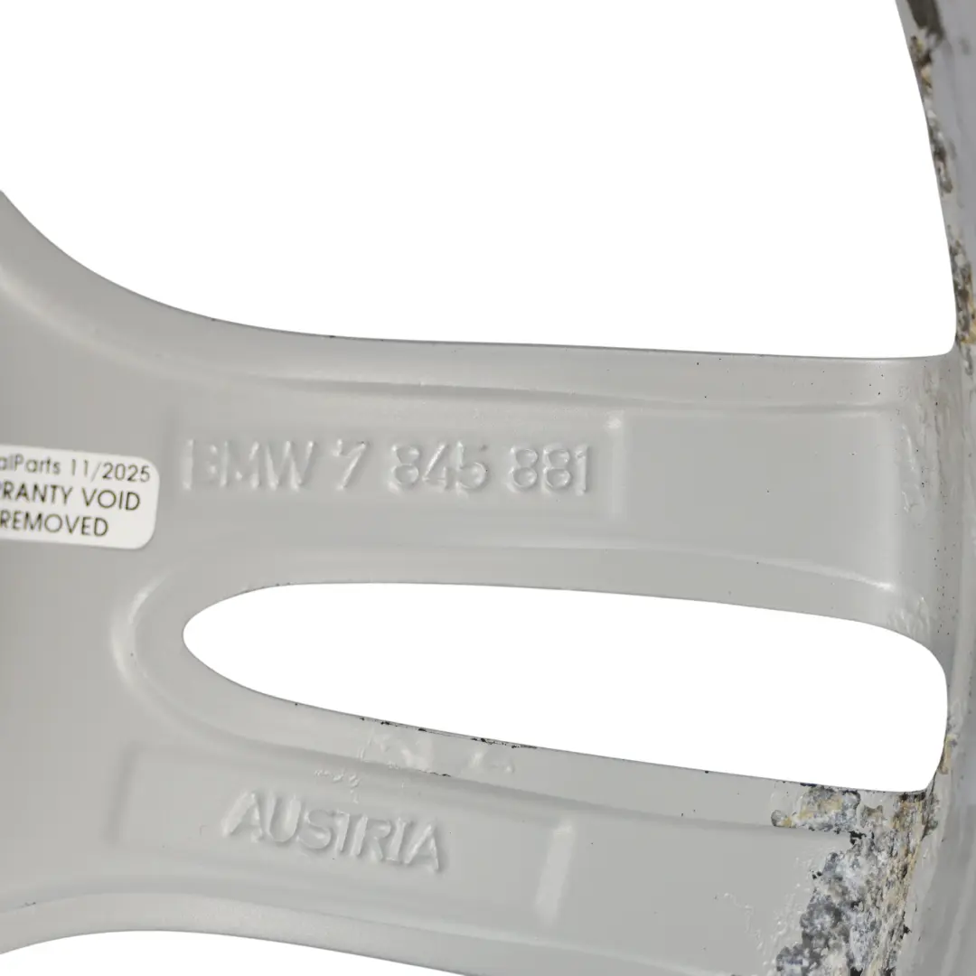 BMW F30 F31 F32 Rear Wheel Alloy Rim 18" 8,5J ET:47 M Star Spoke 400 - SKU 7845881-12 - Part number 7845881