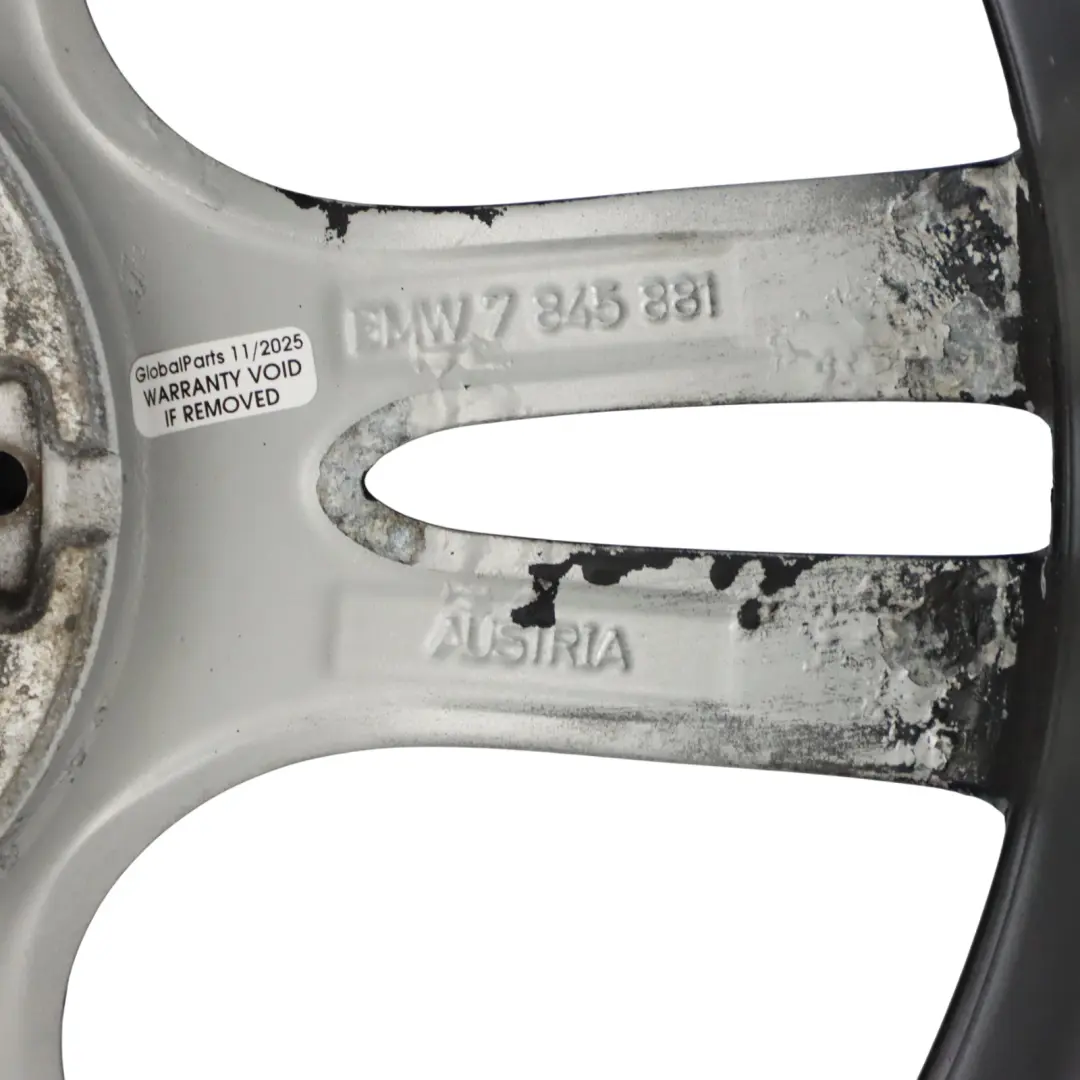 Alloy Rim 18" 8,5J ET:47 M Star Spoke 400 to BMW F30 F31 F32 Rear Wheel with Part number 7845881 BMW F30 F31 F32 Rear Wheel Alloy Rim 18" 8,5J ET:47 M Star Spoke 400 - SKU 7845881-5 - Part number 7845881