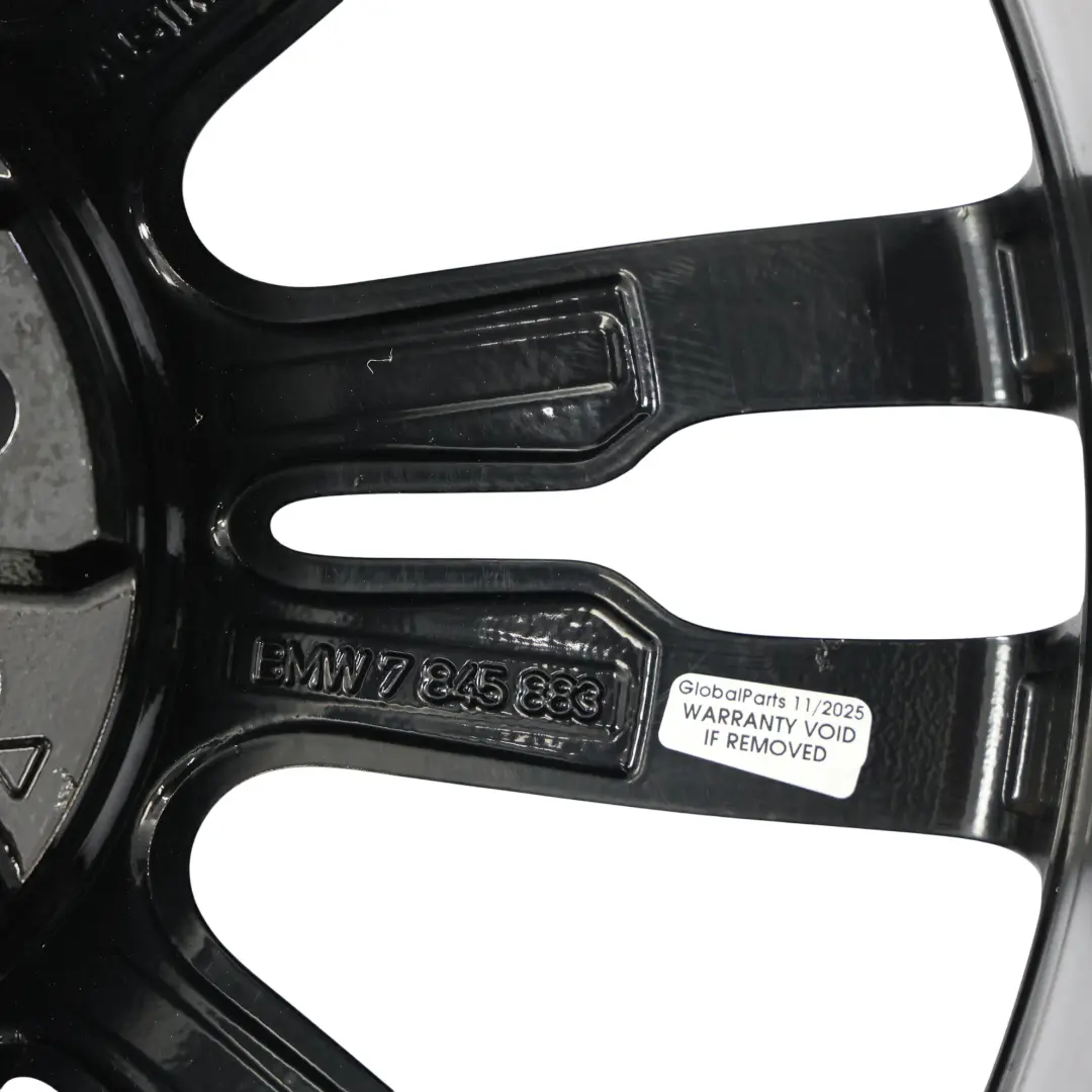 Cerchio Posteriore Lega Nera 19" Et:47 8,5J Star Spoke 403 per BMW F30 F32 con numero di parte 7845883 BMW F30 F32 Cerchio Posteriore Lega Nera 19" Et:47 8,5J Star Spoke 403 - SKU 7845883-6 - Numero di parte 7845883