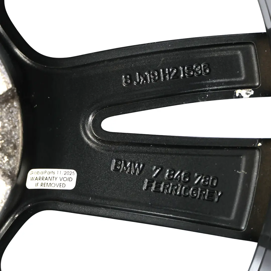 BMW F30 Ferricgrey Leichtmetallfelge 19" M Doppelspeiche 442 8J ET:36 - SKU 7846780-3 - Teilenummer 7846780