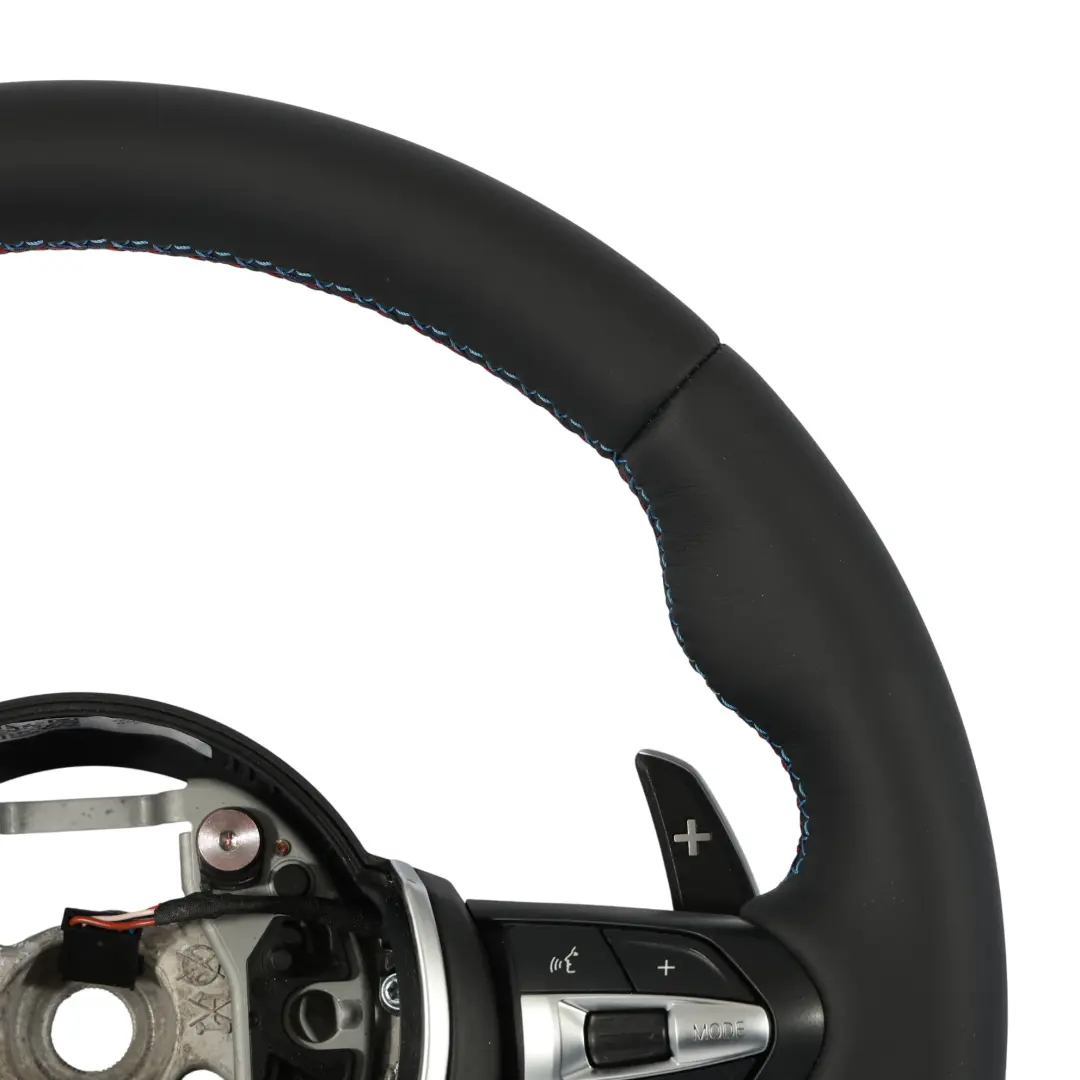 NUOVA Pelle Nera/ Alcantara M Sport Riscaldato Volante Paddle per BMW F80 M3 F82 M4 con numero di parte 7847607 BMW F80 M3 F82 M4 NUOVA Pelle Nera/ Alcantara M Sport Riscaldato Volante Paddle - SKU 7847607-1 - Numero di parte 7847607