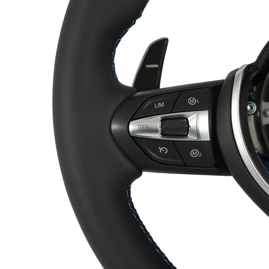 BMW F80 M3 F82 M4 NUOVA Pelle Nera/ Alcantara M Sport Riscaldato Volante Paddle - SKU 7847607-1 - Numero di parte 7847607