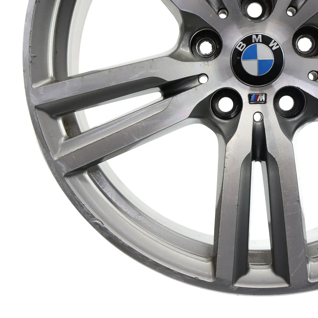 BMW F45 F46 Ferric Grey Alloy Wheel Rim 18" M Double Spoke 486 ET:57 8J - SKU 7848602-1 - Part number 7848602
