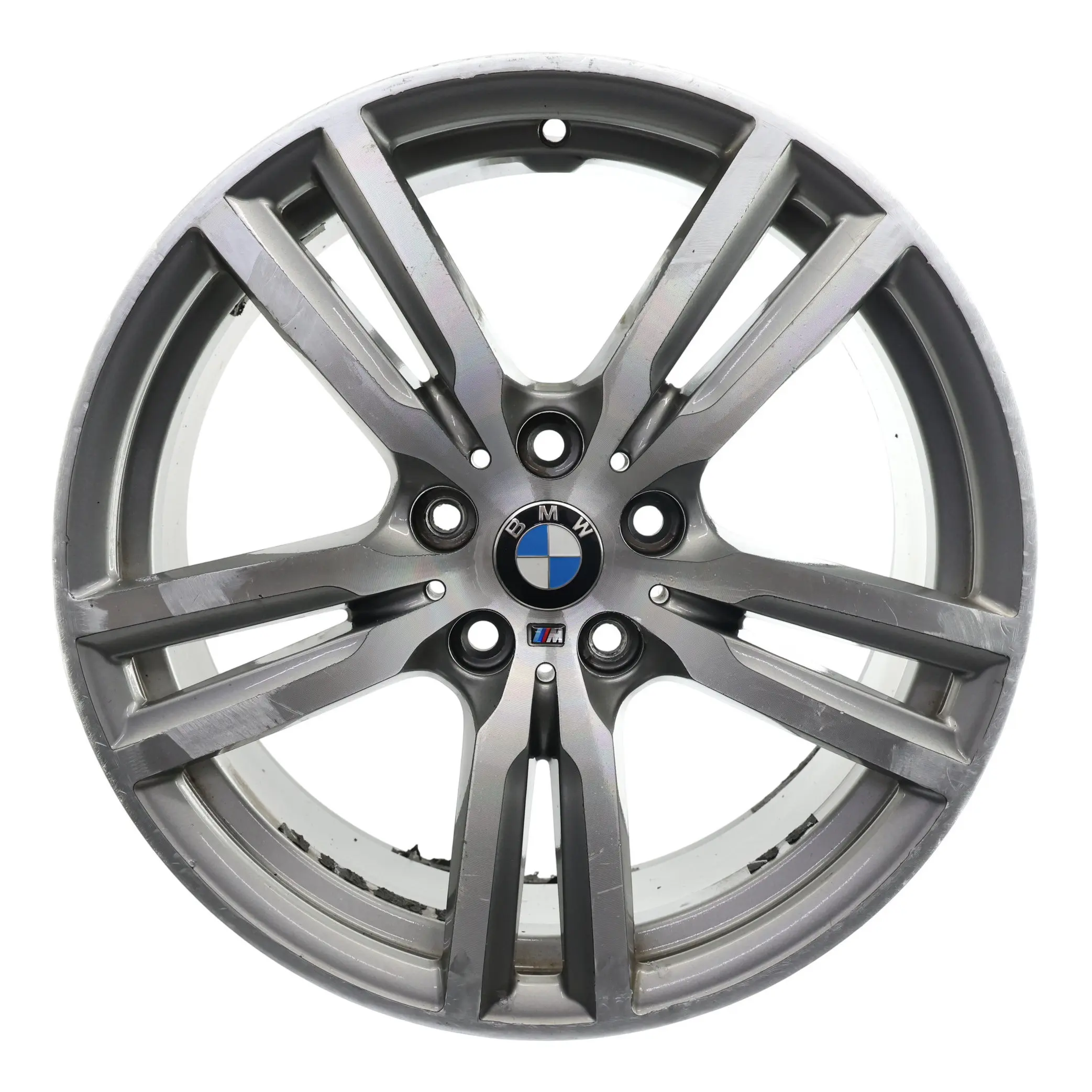 Wheel Rim BMW F45 F46 Ferric Grey Alloy 18" M Double Spoke 486 ET:57 8J 7848602