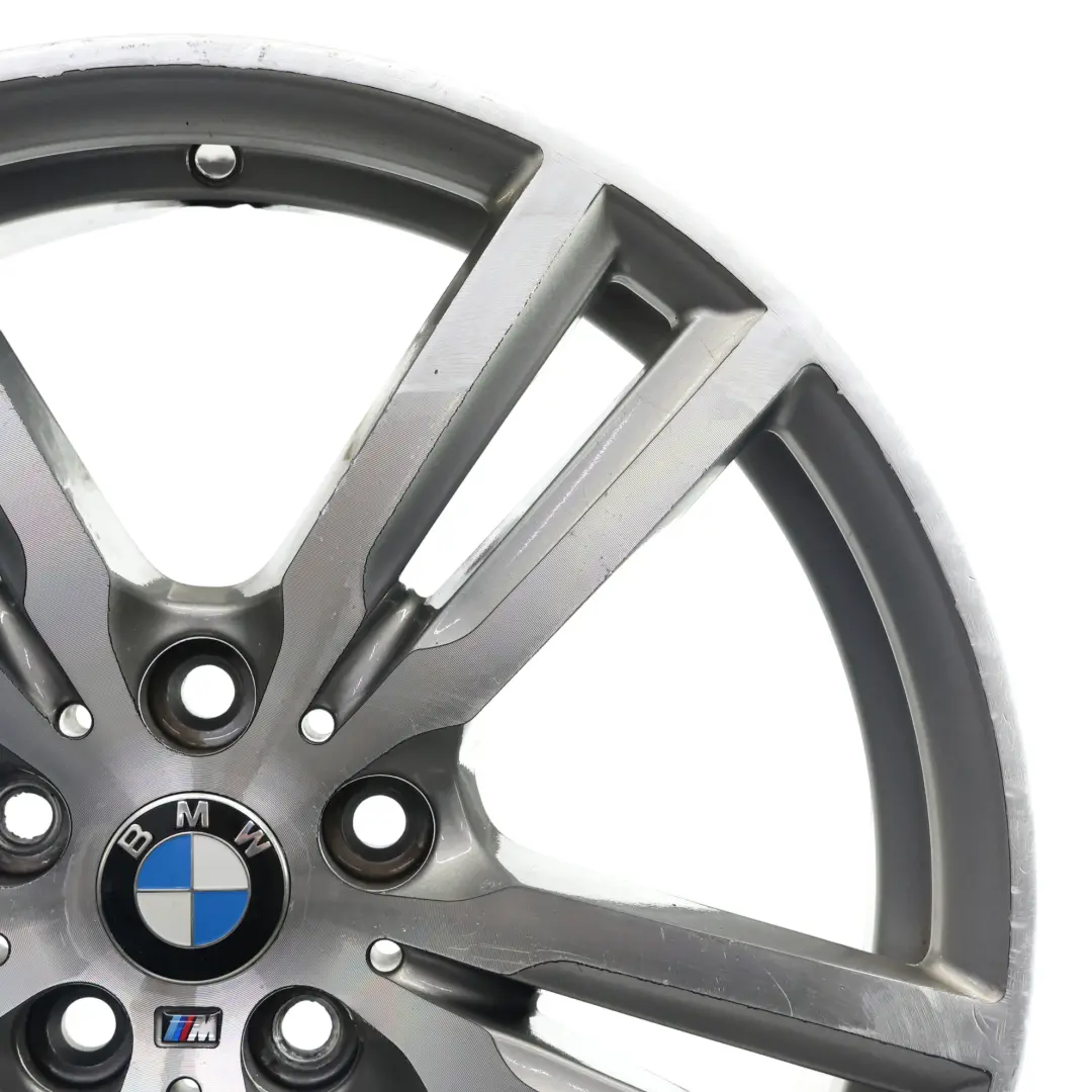 Felge Ferric Grau 18" 8J ET:57 M Doppelspeiche 486 für BMW F45 F46 mit Teilenummer 7848602 BMW F45 F46 Felge Ferric Grau 18" 8J ET:57 M Doppelspeiche 486 - SKU 7848602-4 - Teilenummer 7848602