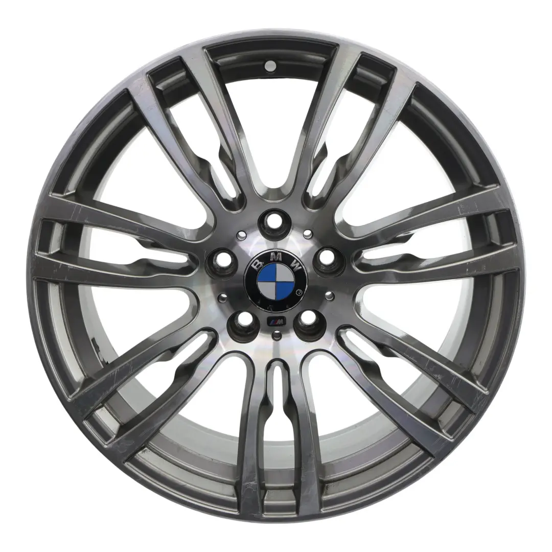 Ferric Grey Wheel Alloy Rim 19" M Star Spoke 403 ET:36 8J to BMW F30 F31 with Part number 7850020 BMW F30 F31 Ferric Grey Wheel Alloy Rim 19" M Star Spoke 403 ET:36 8J - SKU 7850020-4 - Part number 7850020
