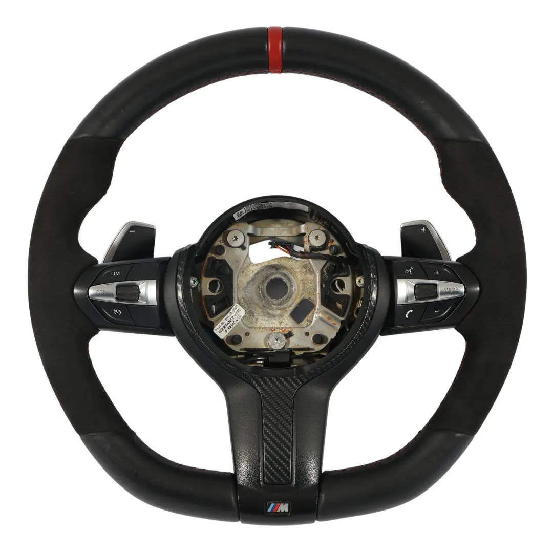 Alcantara Cambio al Volante per Volante BMW F20 F21 LCI F30 F31 F32 F33 M Sport con numero di parte 7850403 Volante BMW F20 F21 LCI F30 F31 F32 F33 M Sport Alcantara Cambio al Volante - SKU 7850403-10 - Numero di parte 7850403