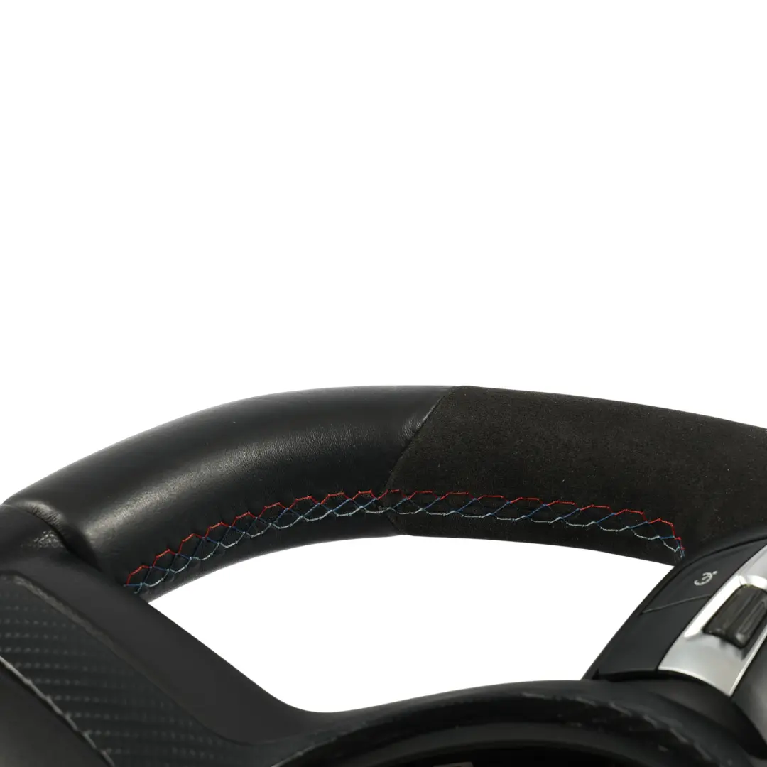 Steering Wheel BMW F20 F21 LCI F30 F31 F32 F33 M Sport Alcantara Paddle Shift to with Part number 7850403 Steering Wheel BMW F20 F21 LCI F30 F31 F32 F33 M Sport Alcantara Paddle Shift - SKU 7850403-10 - Part number 7850403