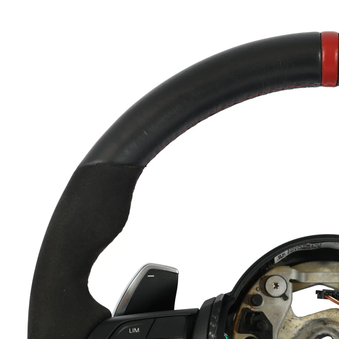 Alcantara Palanca de Cambio para Volante BMW F20 F21 LCI F30 F31 F32 F33 M Sport con número de pieza 7850403 Volante BMW F20 F21 LCI F30 F31 F32 F33 M Sport Alcantara Palanca de Cambio - SKU 7850403-10 - Número de pieza 7850403