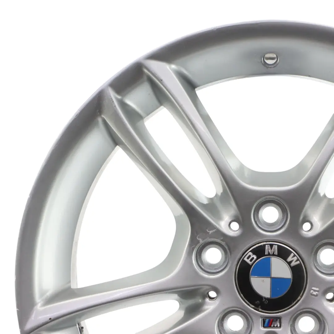 BMW E81 E87 Jante Avant Argentee en Alu 18" M a Double Rayons 261 7,5J - SKU 7891050-1 - Numéro de pièce 7891050