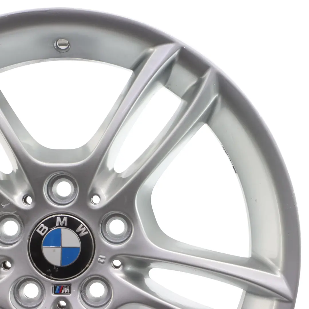 Silber Vorne Felge Alufelge 18" M Doppelspeiche 261 7,5J für BMW E81 E87 mit Teilenummer 7891050 BMW E81 E87 Silber Vorne Felge Alufelge 18" M Doppelspeiche 261 7,5J - SKU 7891050-1 - Teilenummer 7891050