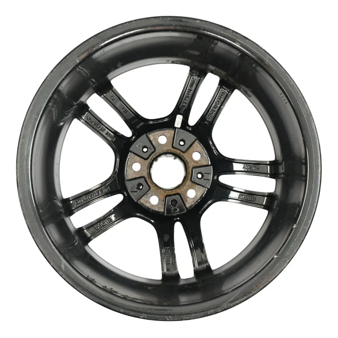 BMW E81 E87 Schwarz Vorne Felge Alufelge 18" M Doppelspeiche 261 7,5J - SKU 7891050-3 - Teilenummer 7891050