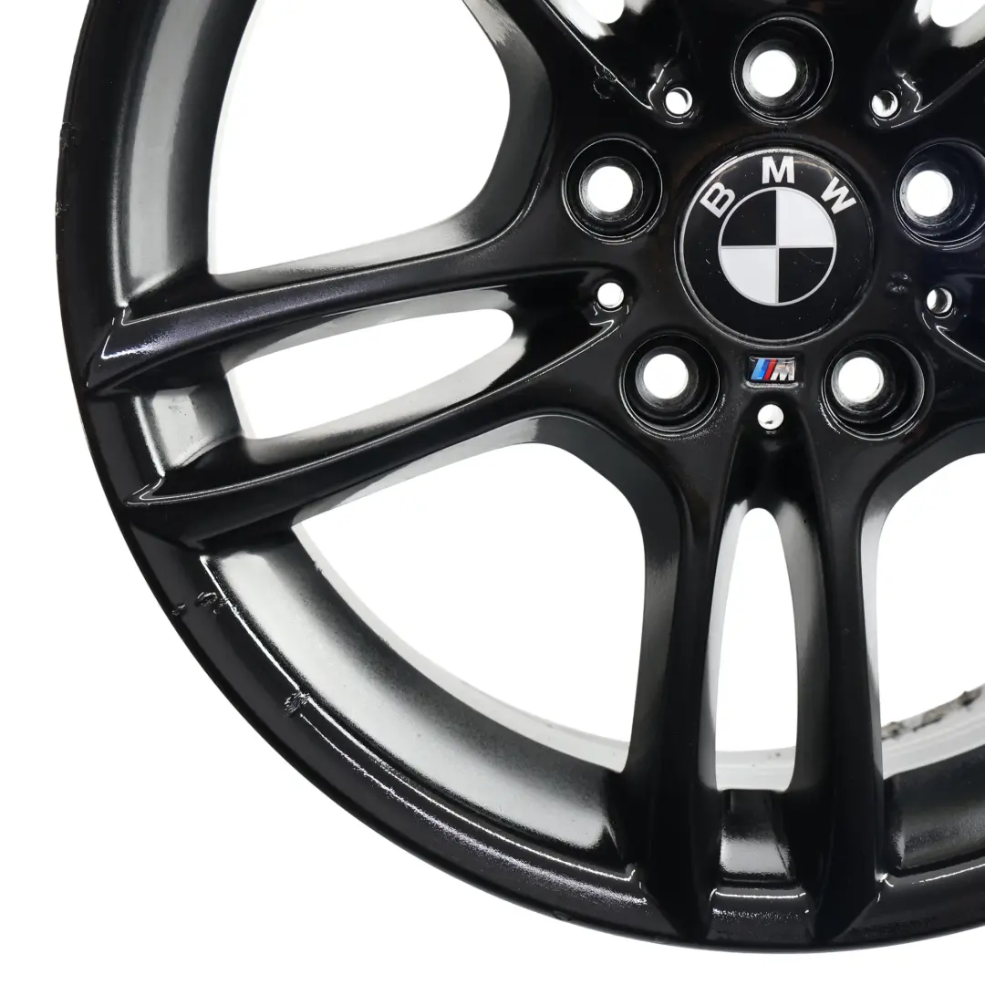 Schwarz Vorne Felge Alufelge 18" M Doppelspeiche 261 7,5J für BMW E81 E87 mit Teilenummer 7891050 BMW E81 E87 Schwarz Vorne Felge Alufelge 18" M Doppelspeiche 261 7,5J - SKU 7891050-3 - Teilenummer 7891050