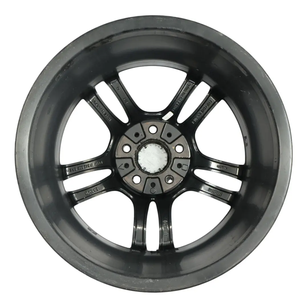 Wheel Rim BMW E81 E82 E87 Black Rear Alloy 18" M Double Spoke 261 8,5J - SKU 7891051-4 - Part number 7891051