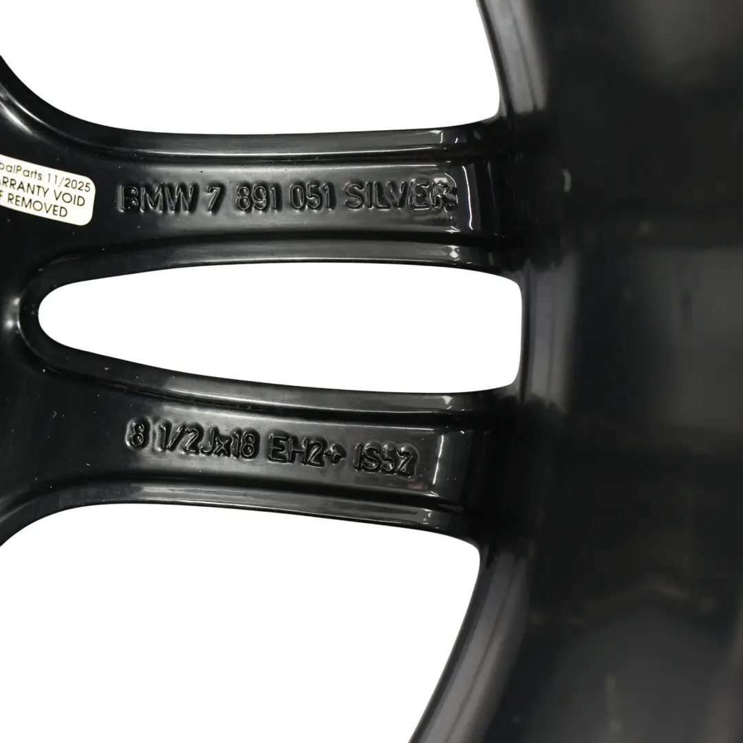 Hinten Alu Felge Alufelge 18" M Doppelspeiche 261 8,5J für BMW E81 E87 mit Teilenummer 7891051 BMW E81 E87 Hinten Alu Felge Alufelge 18" M Doppelspeiche 261 8,5J - SKU 7891051-4 - Teilenummer 7891051
