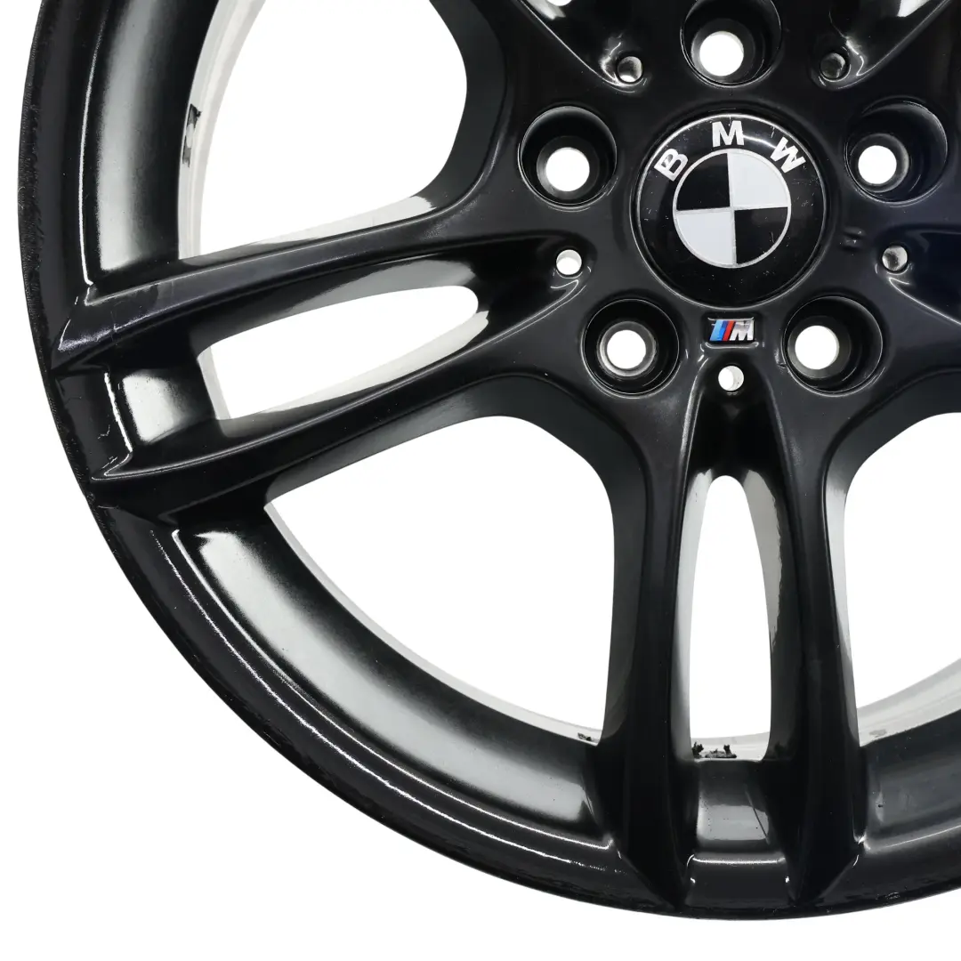 Czarna Alufelga 18" M Double Spoke 261 8,5J do BMW E81 E82 E87 o numerze 7891051 BMW E81 E82 E87 Czarna Alufelga 18" M Double Spoke 261 8,5J - SKU 7891051-4 - Numer Części 7891051