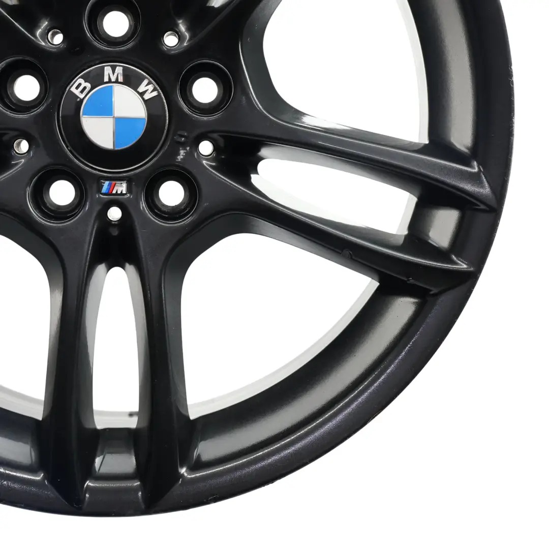 Rim BMW E81 E82 E87 Black Rear Alloy 18" M Double Spoke 261 8,5J to Wheel with Part number 7891051 Wheel Rim BMW E81 E82 E87 Black Rear Alloy 18" M Double Spoke 261 8,5J - SKU 7891051-7 - Part number 7891051